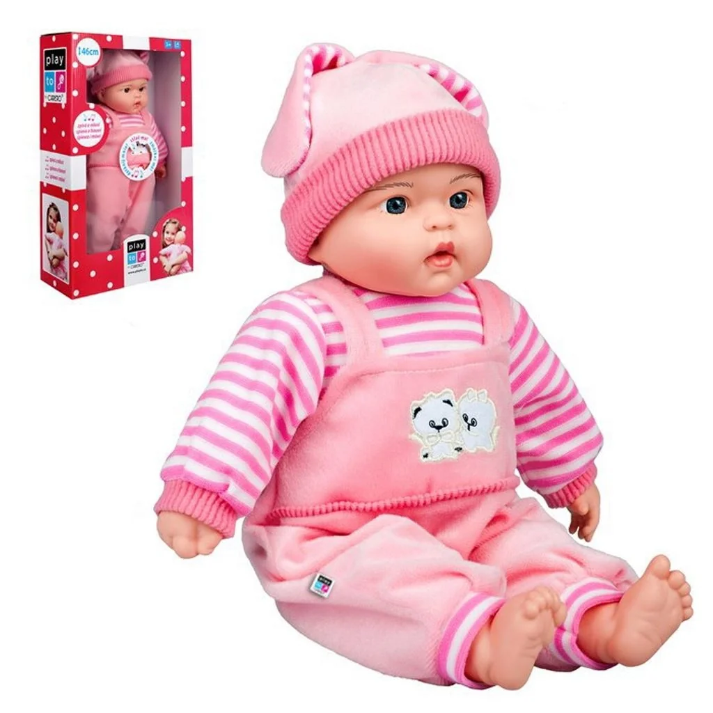 Poľsky hovoriaca a spievajúca detská bábika PlayTo Agatka 46 cm ,
