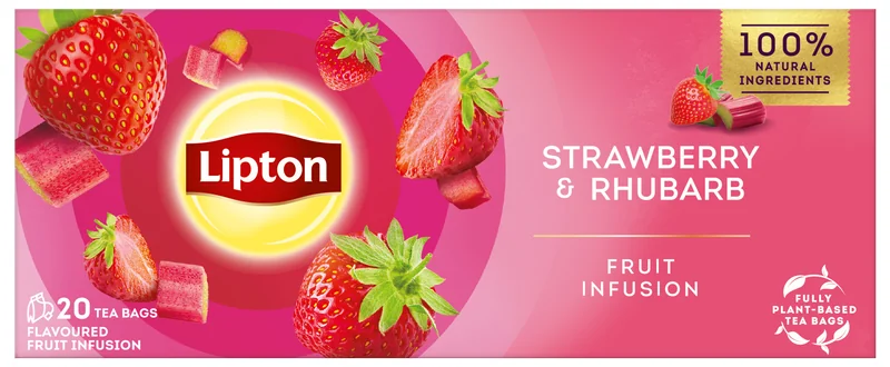 Lipton Strawberry with Rhubarb 1,7g 20 ks