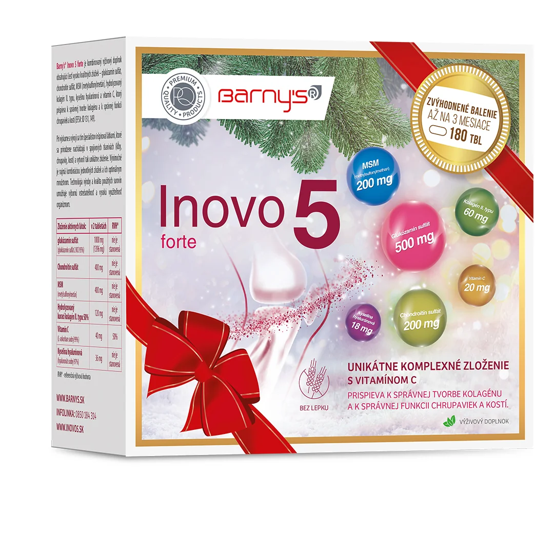 Barny's Inovo 5 Forte, Zvýhodnené balenie 180 tbl