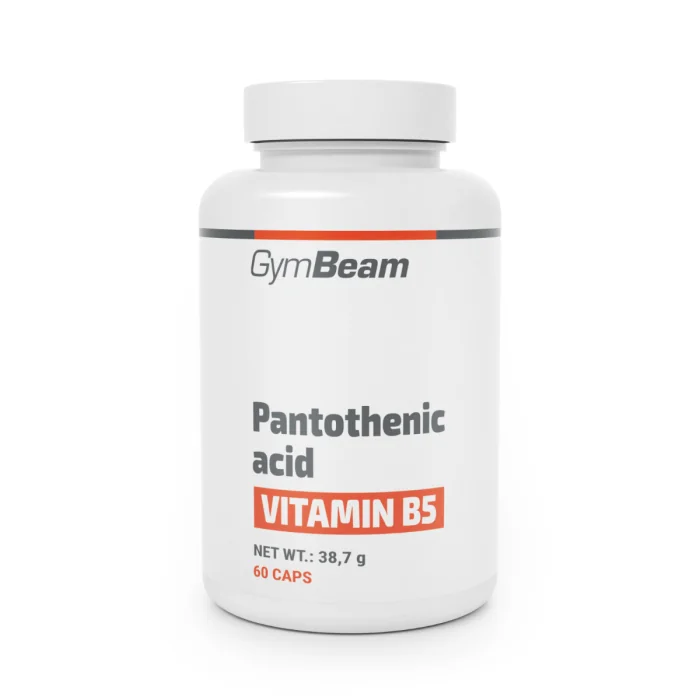 GymBeam Kyselina pantoténová (vitamín B5) 60 cps