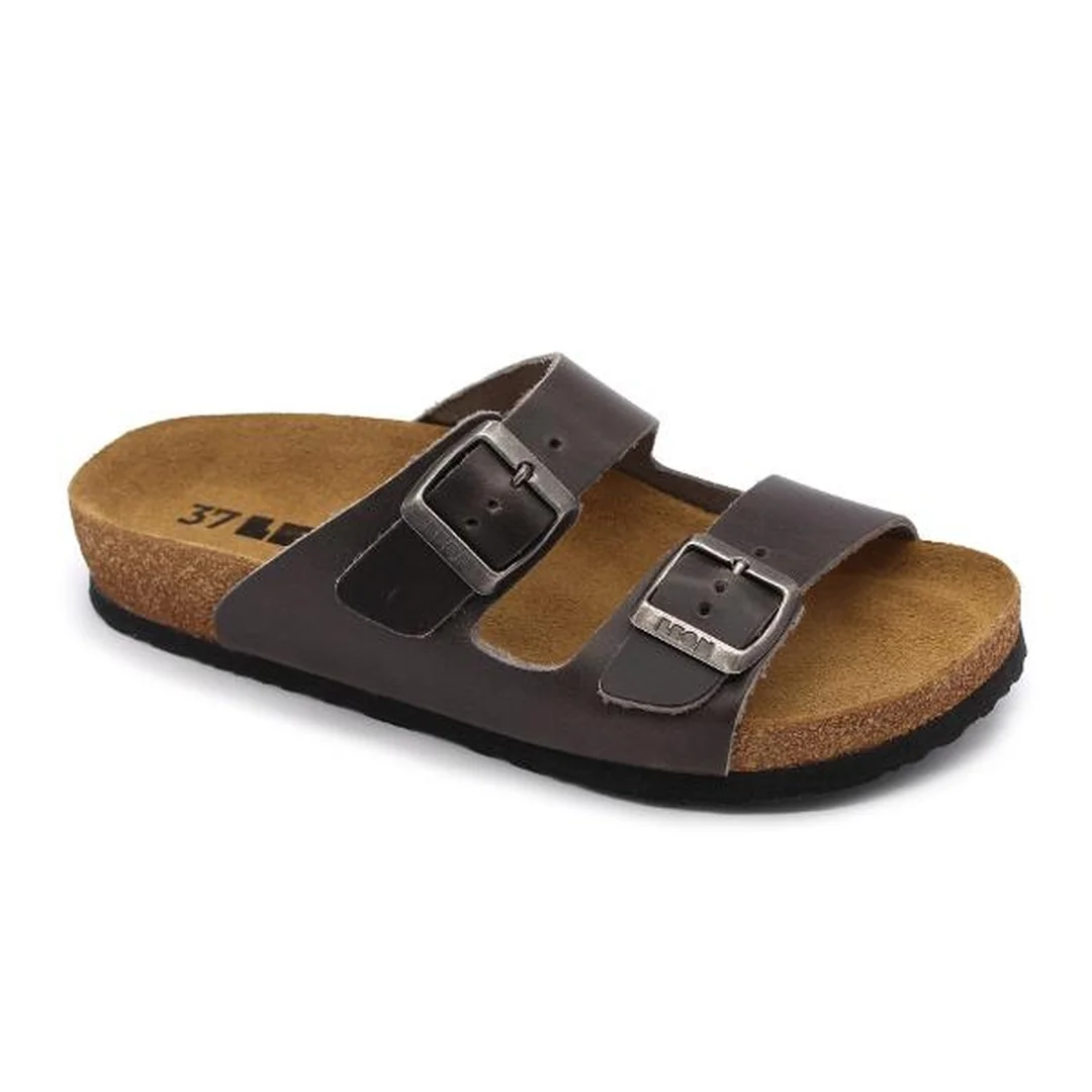 Leon 4012 Dámska zdravotná celokožená obuv s prackou 39 - 25cm, sivá, 2,0 cm