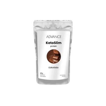 ADVANCE KetoSlim 480 g protein - príchuť čokoláda 1×480 g, výživový doplnok