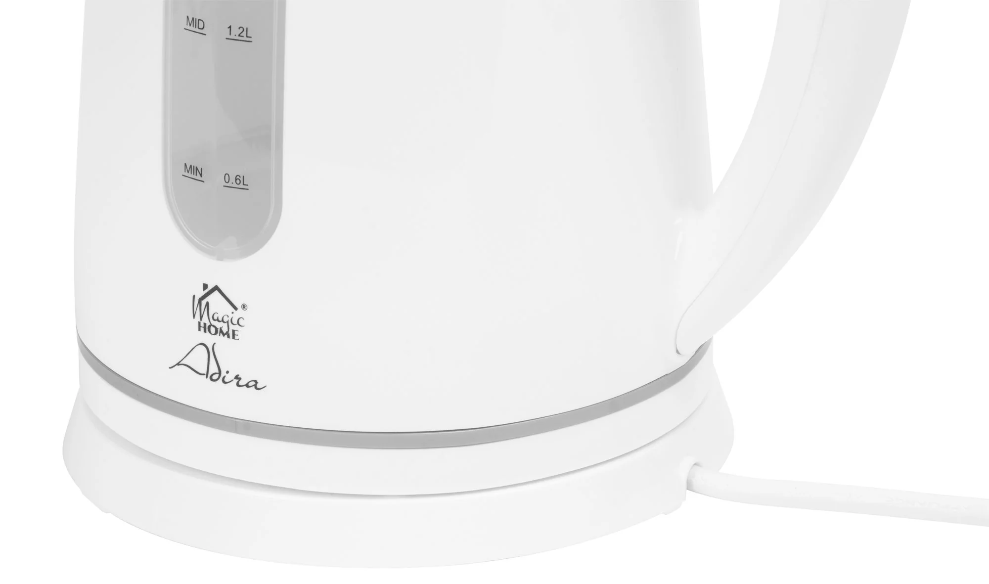 MagicHome rýchlovarná kanvica Adira, 1 ks 1850-2200 W, 230 V/50 Hz, 1800 ml, skrytá vyhrievacia špirála