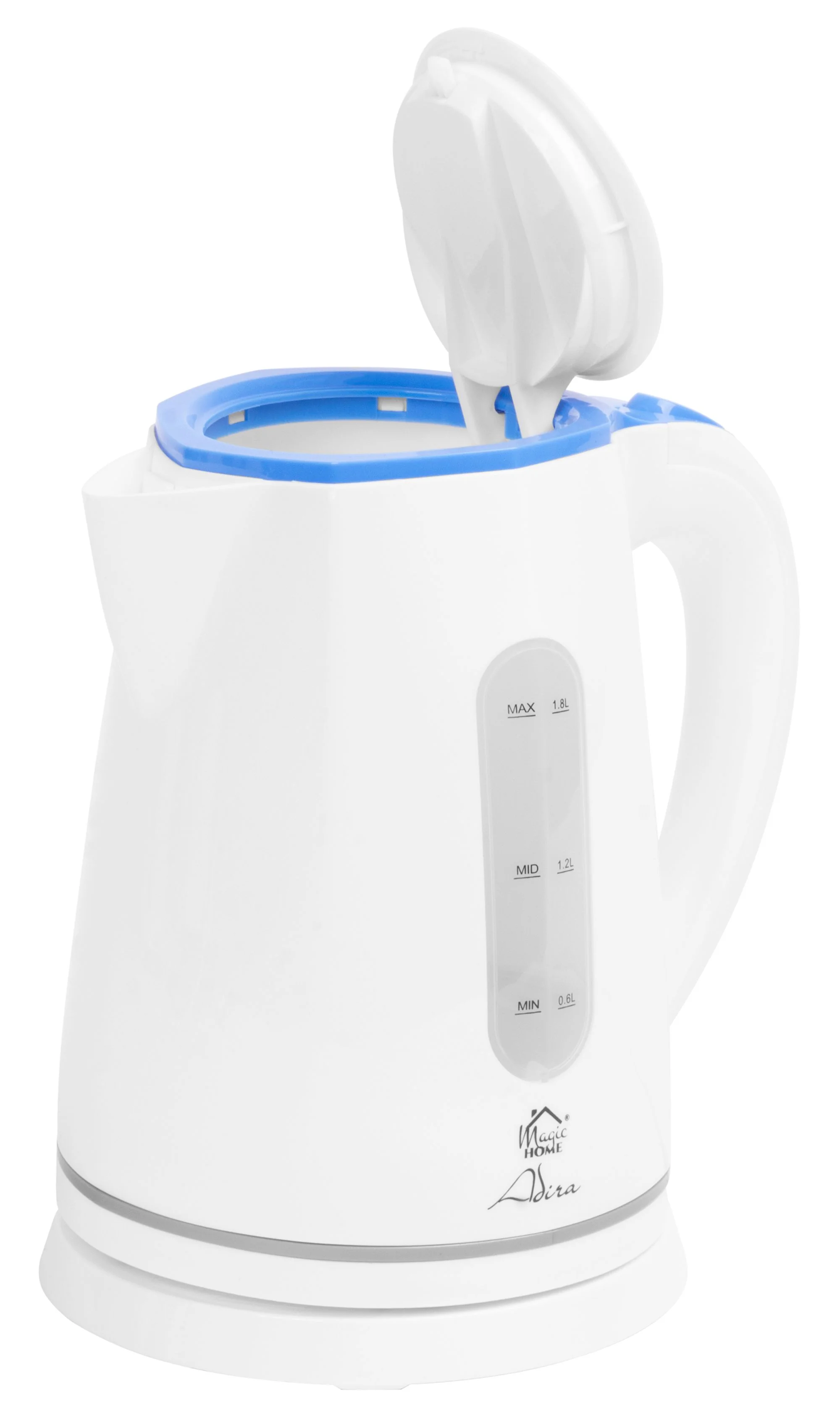 MagicHome rýchlovarná kanvica Adira, 1 ks 1850-2200 W, 230 V/50 Hz, 1800 ml, skrytá vyhrievacia špirála