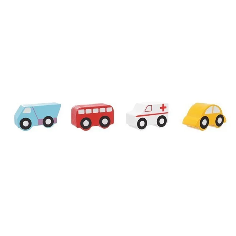 Kocka edukačná drevená Wooden Toys 15x15x15cm