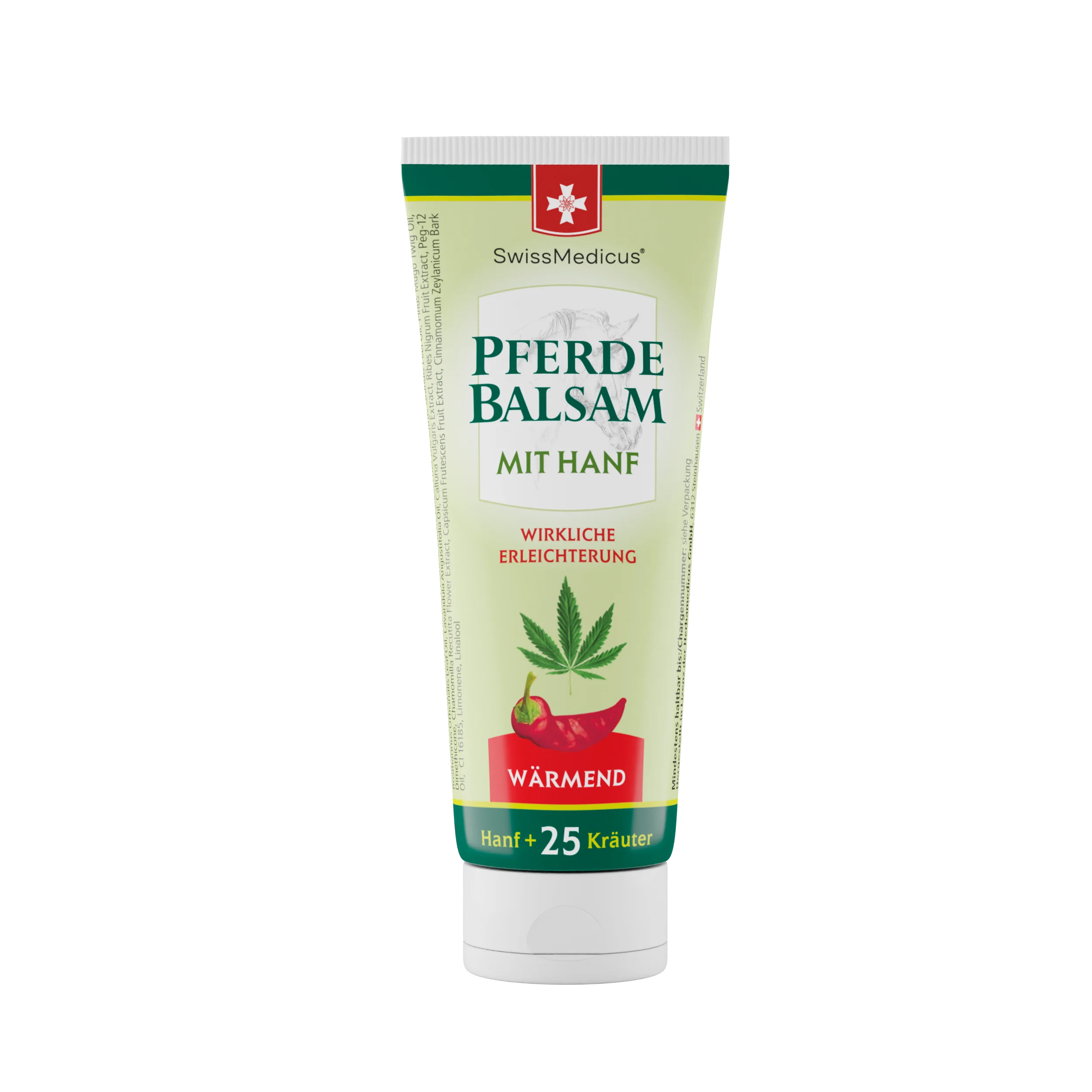 Konská masť s konope hrejivá - 500 ml - SwissMedicus