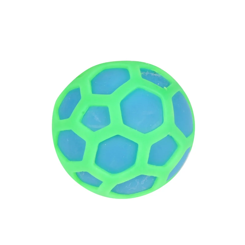 2x Antistres Stláčacia loptička - sieťovaná guľa Hexagon-Toi Toys