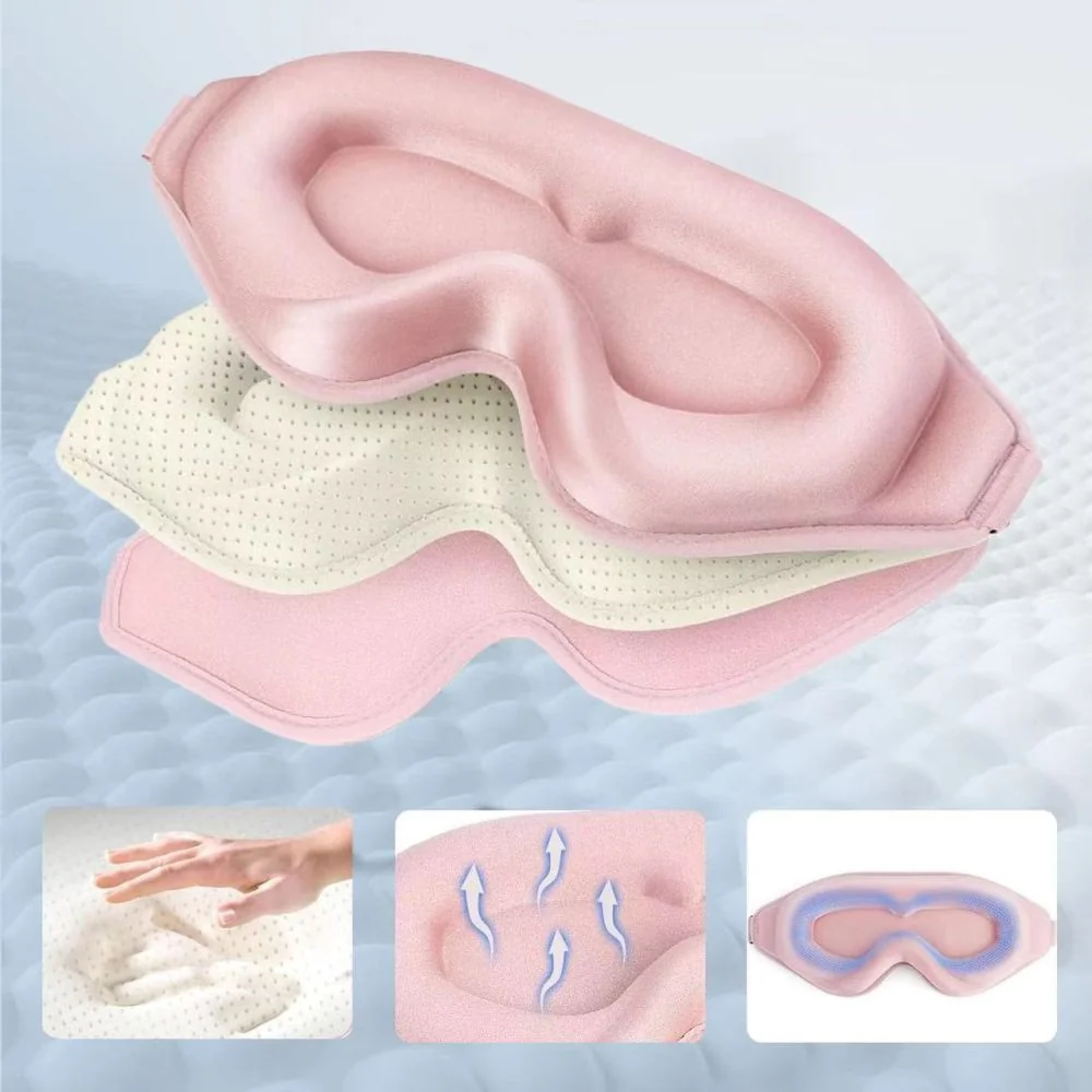 Tech-Protect Eyeshade maska na spanie, ružová
