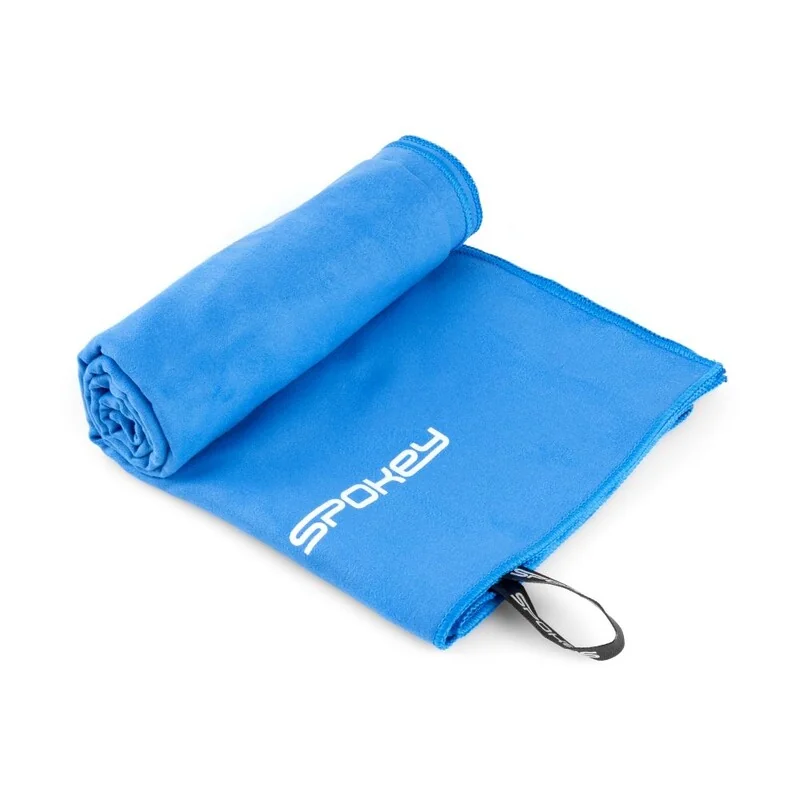 SPOKEY - SIROCCO XL Rýchloschnúci uterák 85x150 cm, tyrkysový s odnímatelnou sponou