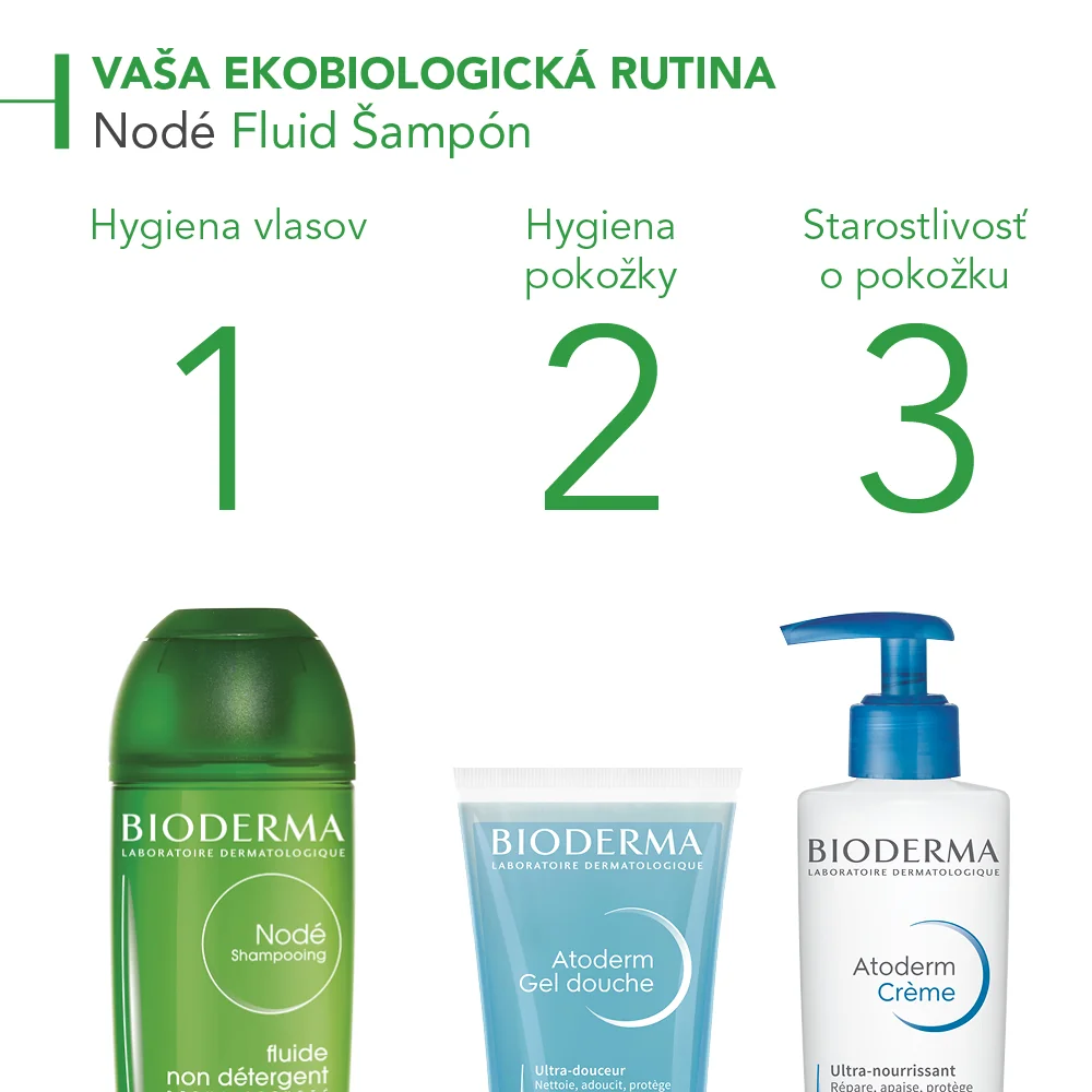 BIODERMA Nodé Fluid šampón pre všetky typy vlasov 1×200 ml, šampón