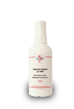 PEROXID VODÍKA 3% Fagron (TMD) 1×100 g, liek na kožné poranenia