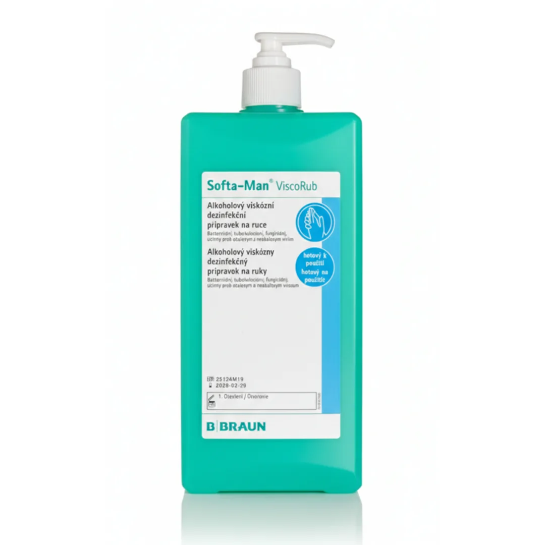 SOFTA-MAN VISCORUB 1000ml dezinfekcia na ruky s pumpičkou
