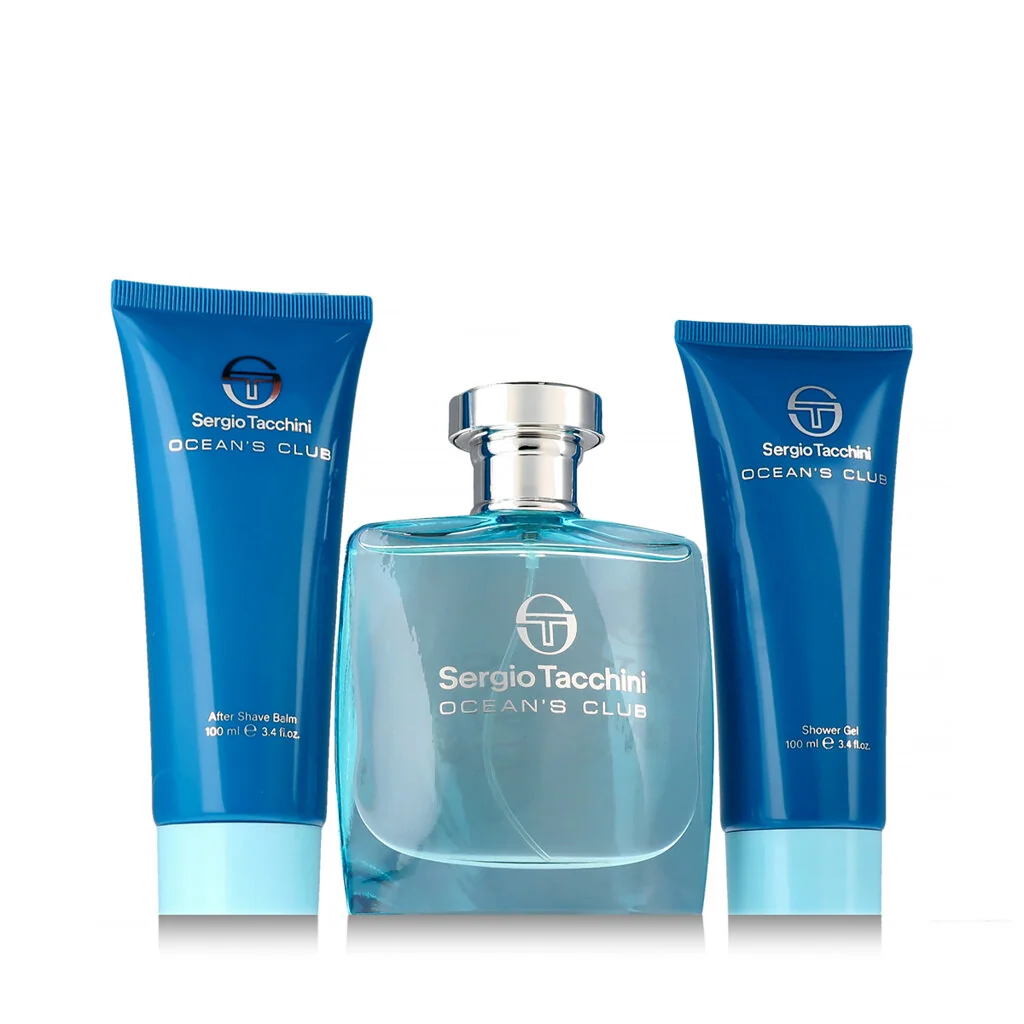 Sergio Tacchini Ocean's Club darčeková sada pre mužov EDT 100 ml