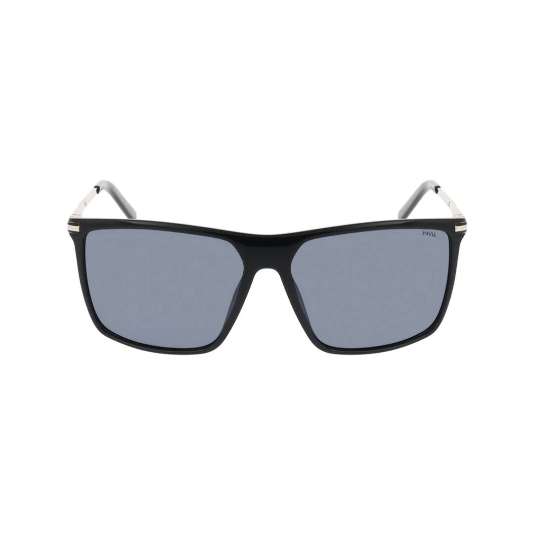 INVU IB22622A slenčné okulaire black gold grey