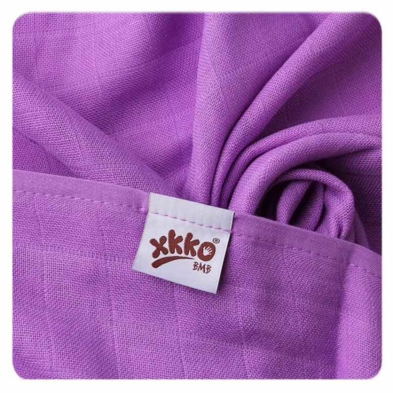 BMB Bambusová plienka Hearts&Waves 70x70 - Lilac MIX 3ks