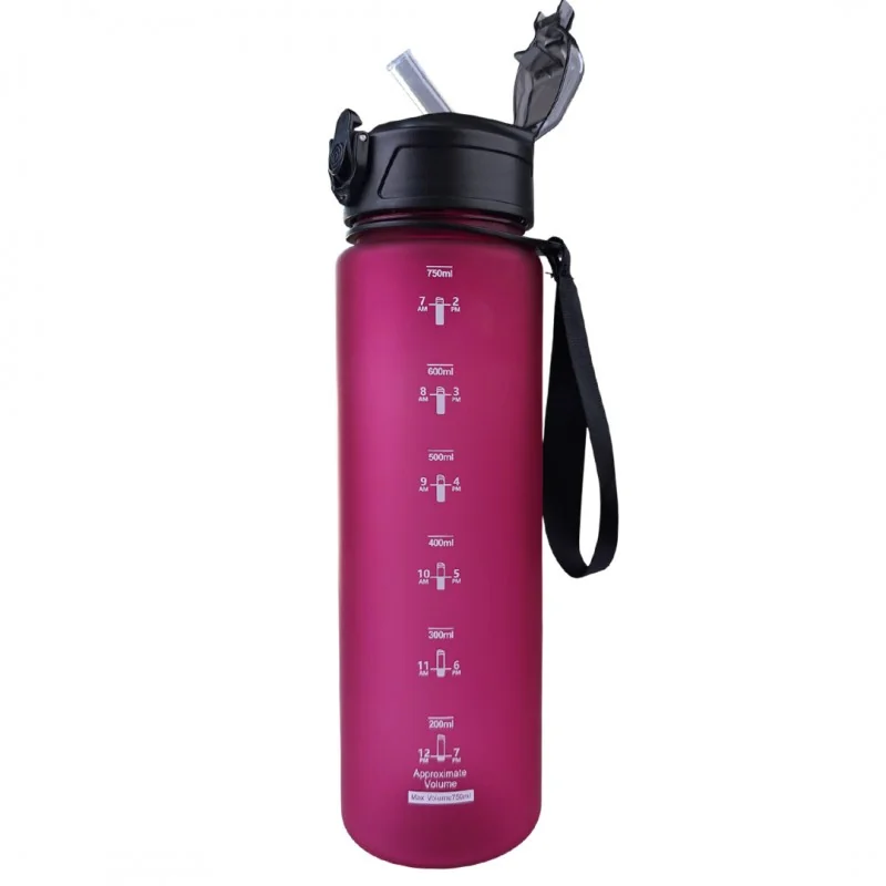 Livefy fľaša na vodu Sport 750 ml, bordová