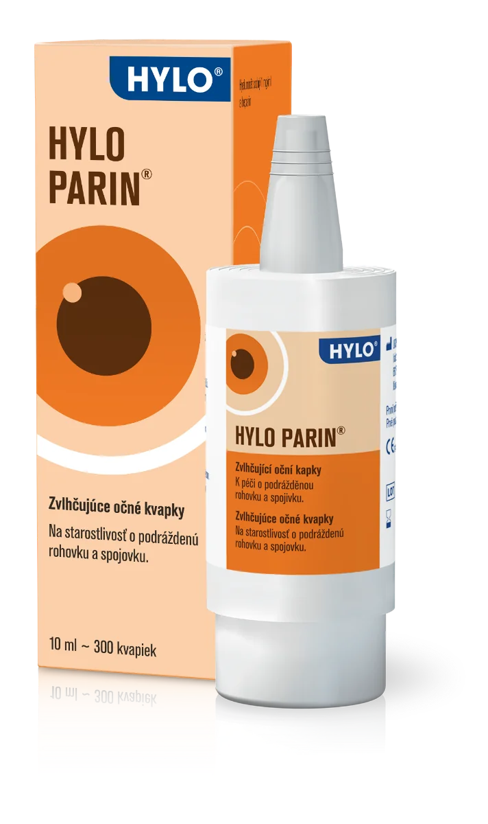 HYLO-PARIN Očné kvapky 1×10 ml, zvlhčujúce