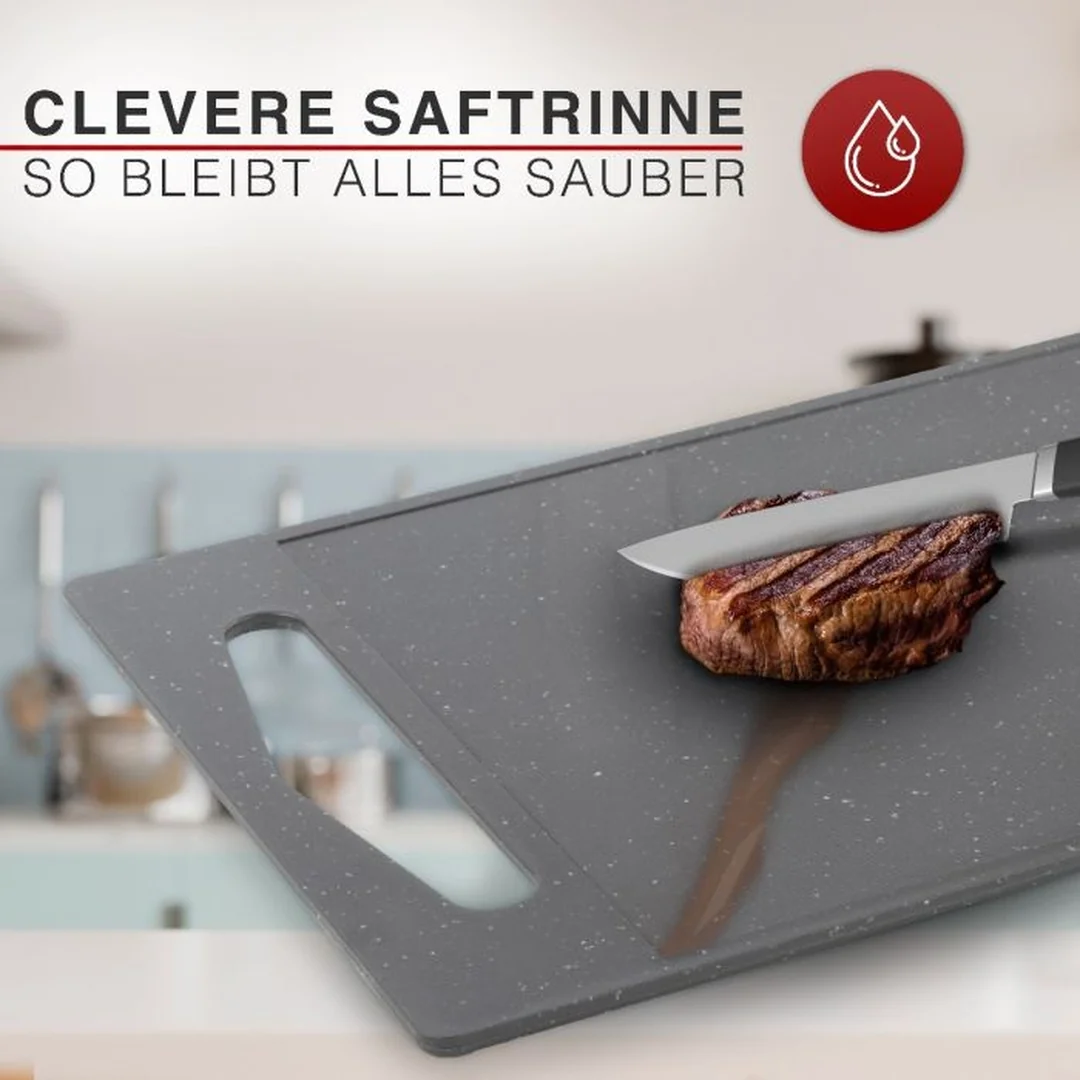 Classbach SB 4012 GR sada 3 krájacích dosiek S/M/L, granit, sivá