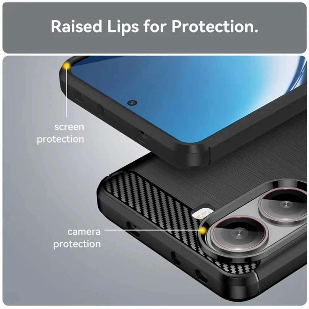 Carbon Shield TPU puzdro pre Xiaomi Poco X7 Pro