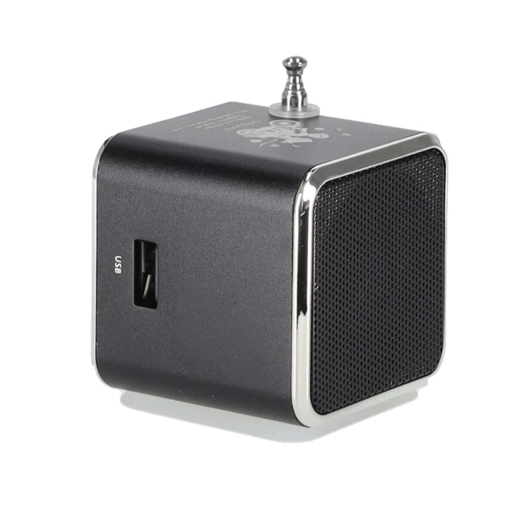 Prenosné rádio s Bluetooth a reproduktorom – nabíjateľné, s displejom