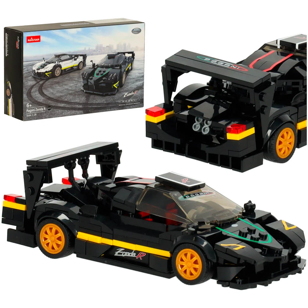 Stavebnica auta Pagani Zonda R 1:28 – 387 dielikov, plastový model