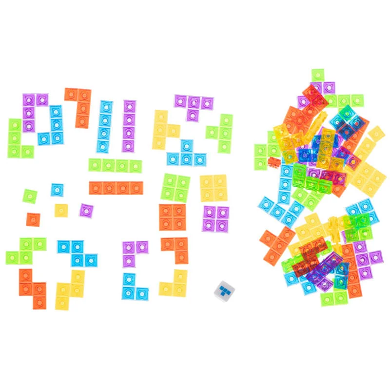 Tetris puzzle bloky – logická hra, 70 dielov