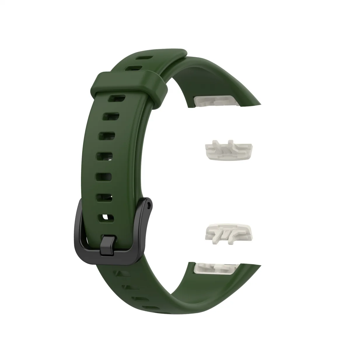 BStrap Silicone remienok na Honor Band 6 / Huawei Band 6 army green