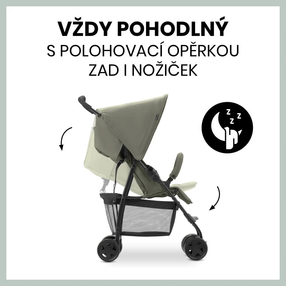 Hauck Sport športový kočík Olive