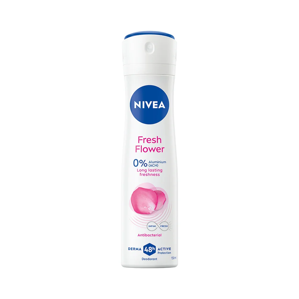 NIVEA SPREJ DEODORANT Fresh flover 1×150 ml, dezodorant pre ženy