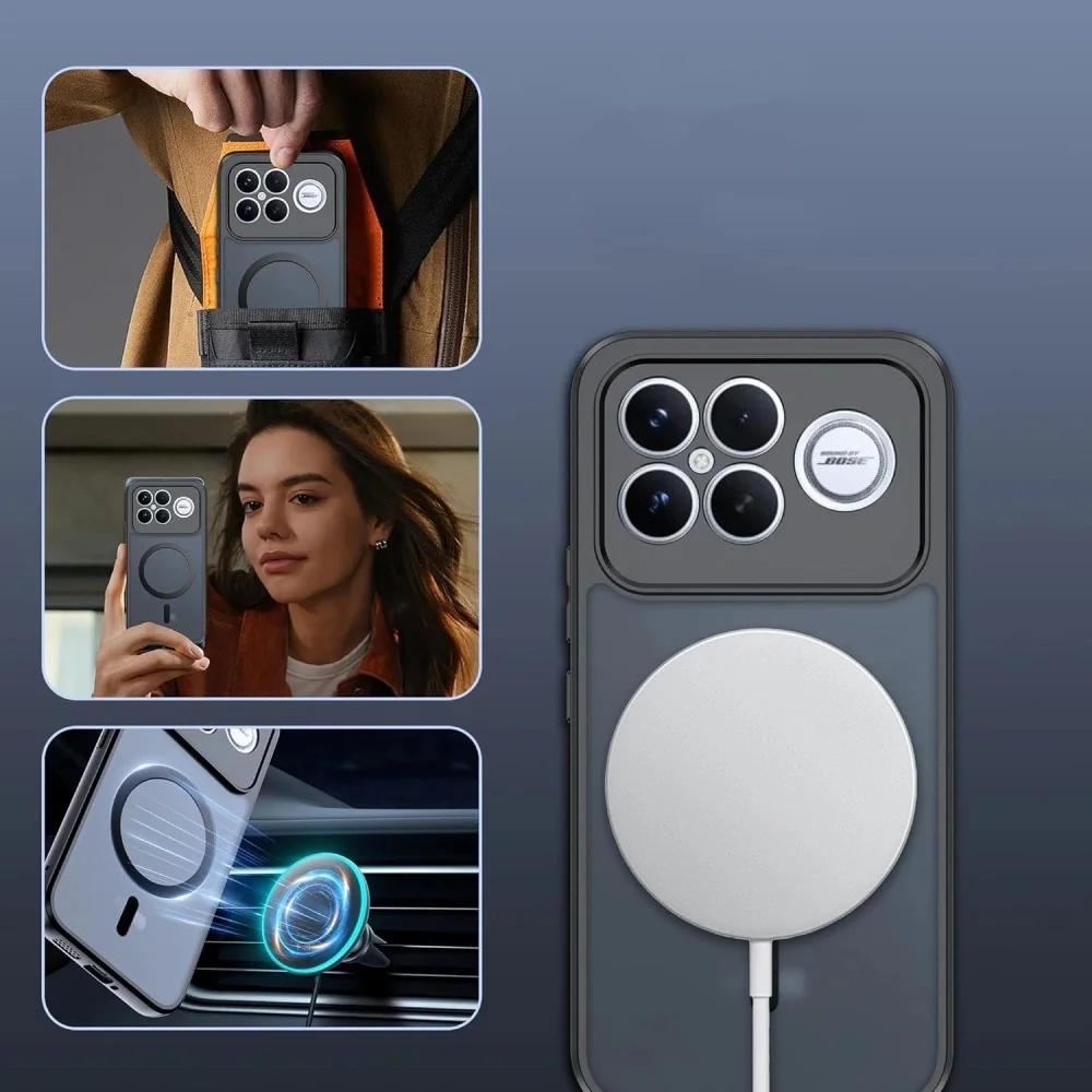 Tech-Protect MagMat MagSafe kryt na Xiaomi Poco F8 Ultra, čierny