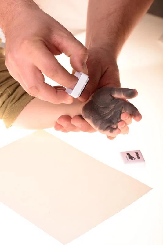 BABY DAB Farba na detské odtlačky 2ks fialová, šedá 1×1 ks, farba na detské odtlačky
