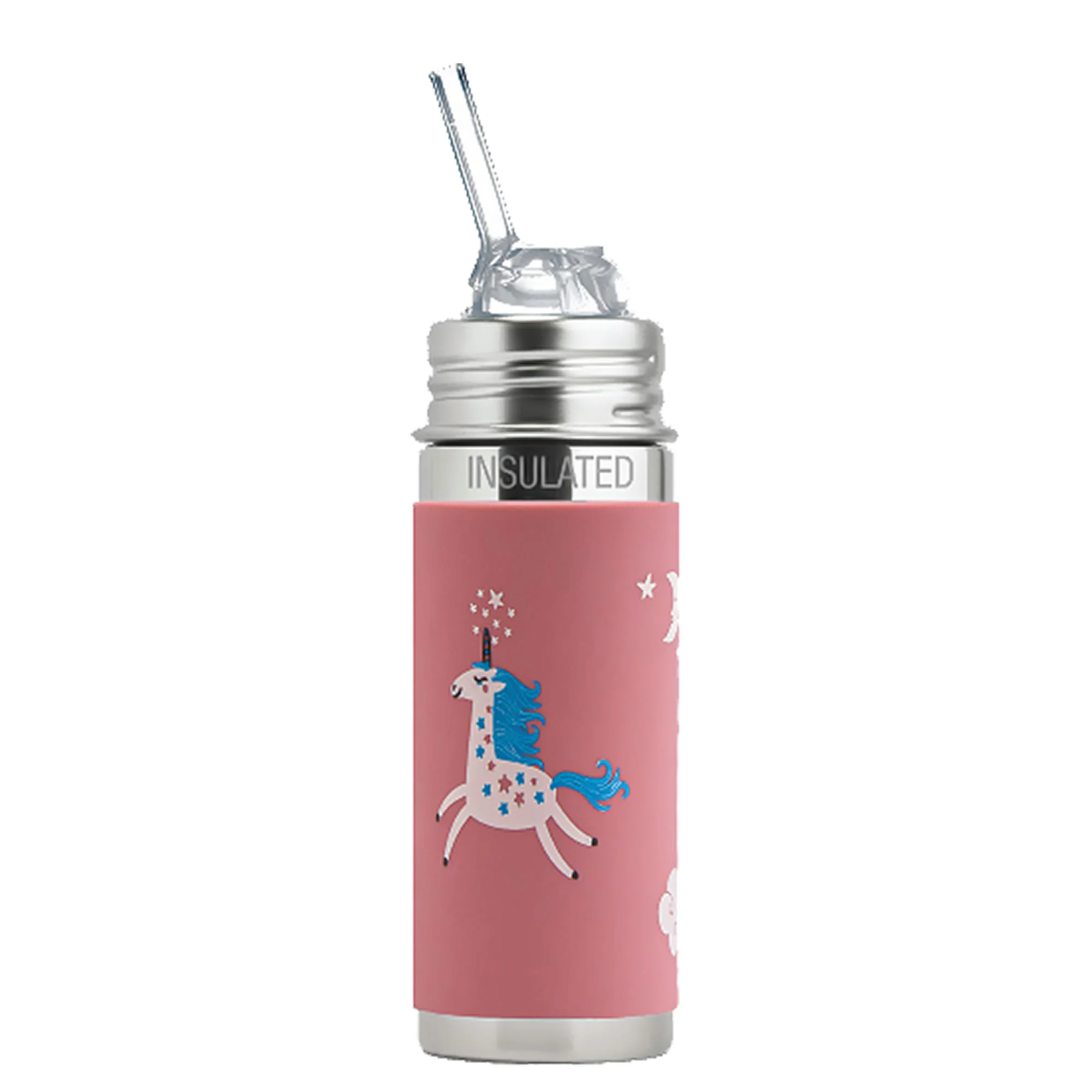 Pura TERMO fľaša so slamkou 260ml - Unicorn