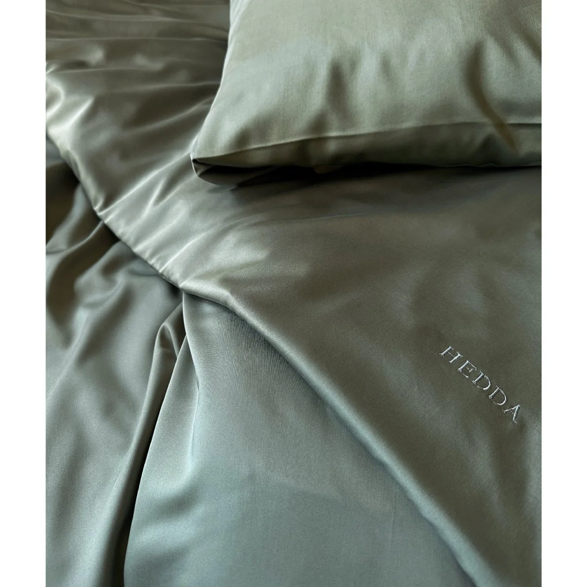 Obliečky Tencel Lyocell Iballa zelené rozmer: súprava 70 x 90 cm + 140 x 200 cm