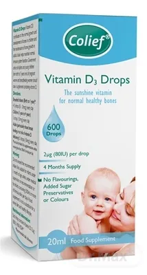 Colief Vitamín D3 Drops