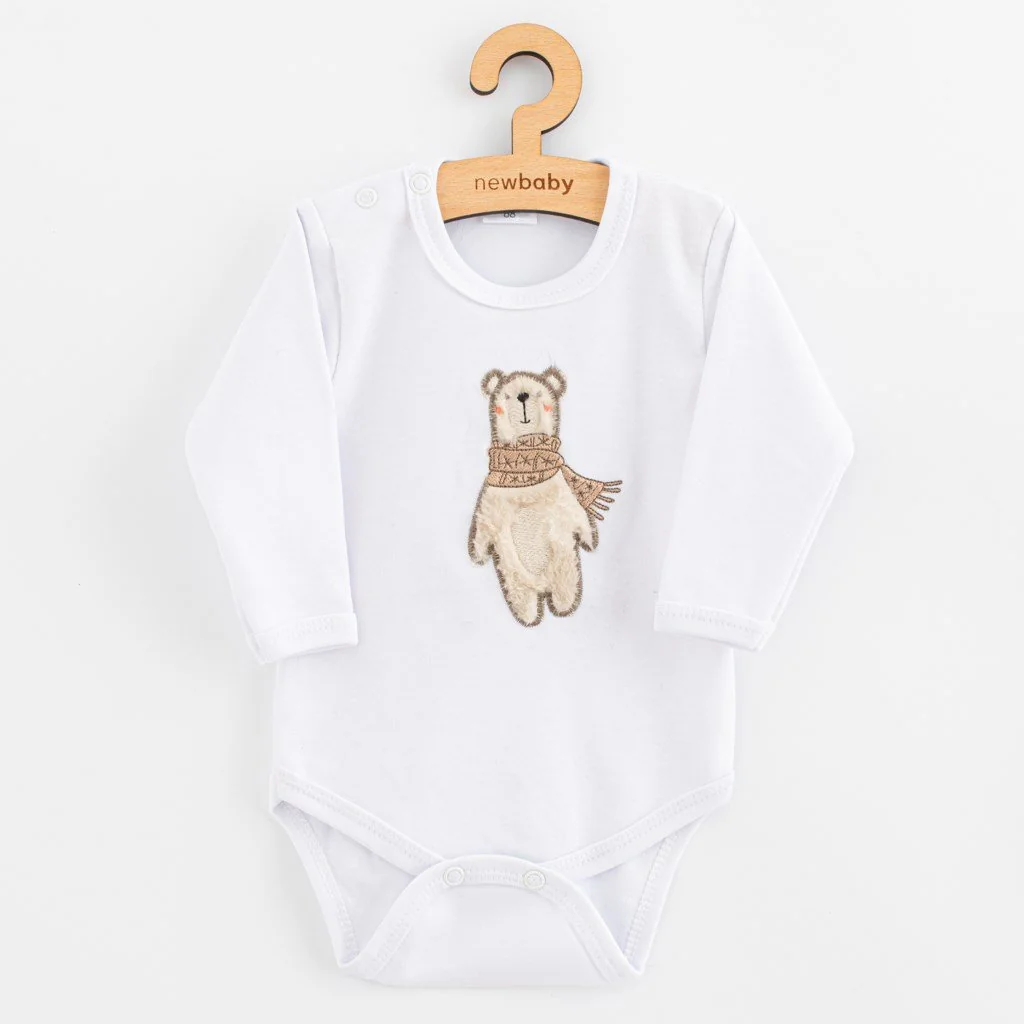 Dojčenské body celorozopínacie Classic II svetlo ružové, vel. 62 (3-6m)