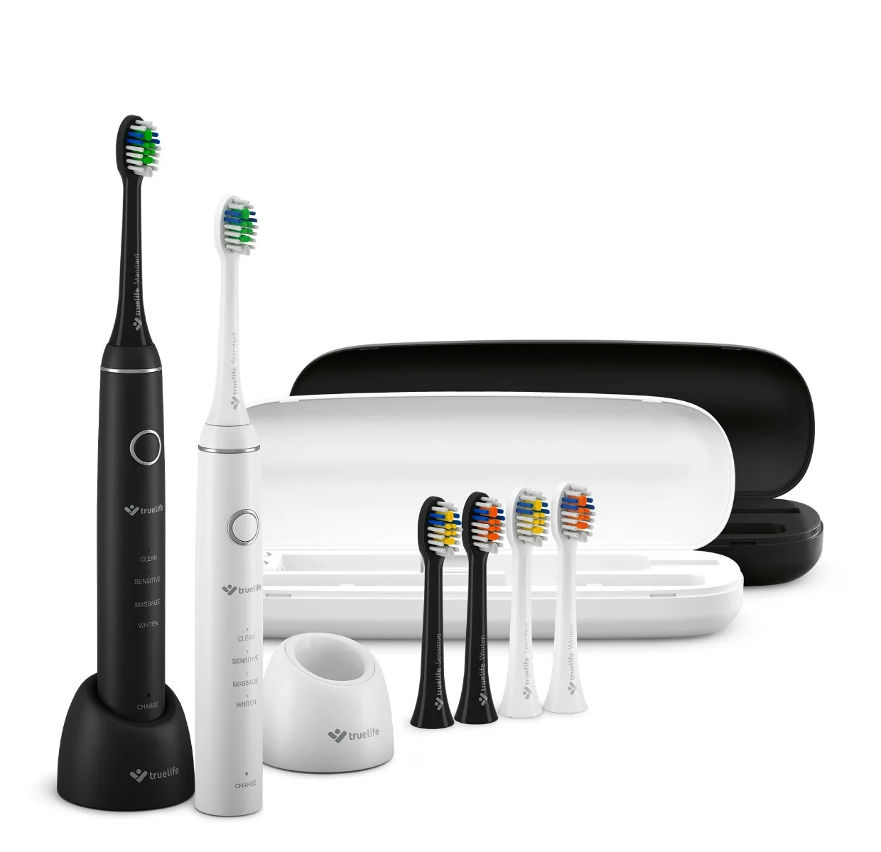 TrueLife SonicBrush Compact Duo 1×2 ks, set sonických zubných kefiek