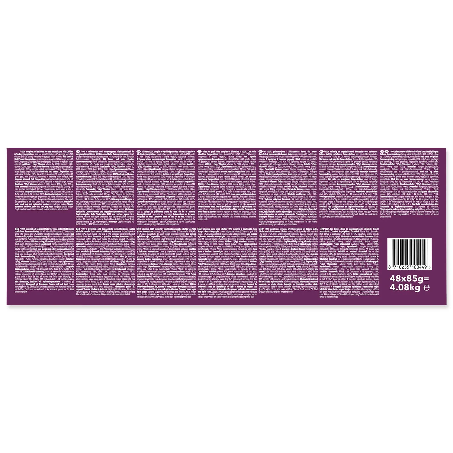 Kapsička Delights Adult morské a suchozemské mäso v omáčke multipack 4080g (48x85gr) 4080g (48x85gr)