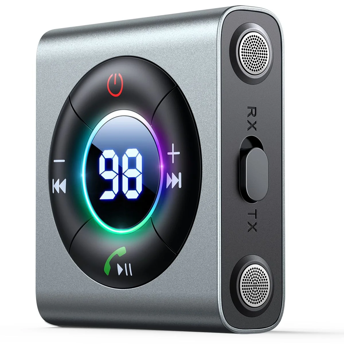Joyroom JR-CB2 Bluetooth Transmitter 3.5mm mini jack, šedý