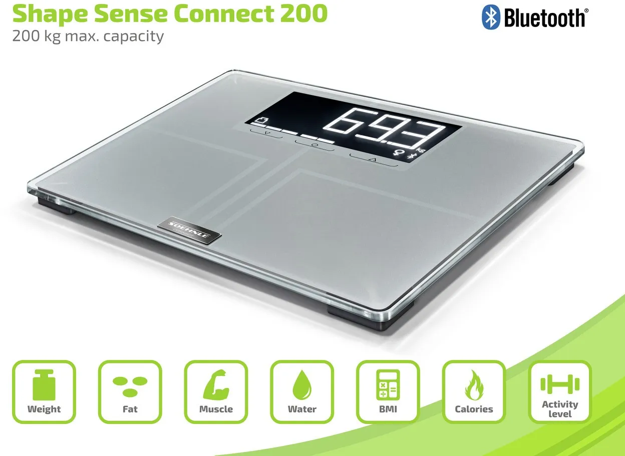 Soehnle Osobná váha Shape Sense Connect 200 1×1 ks, osobná váha