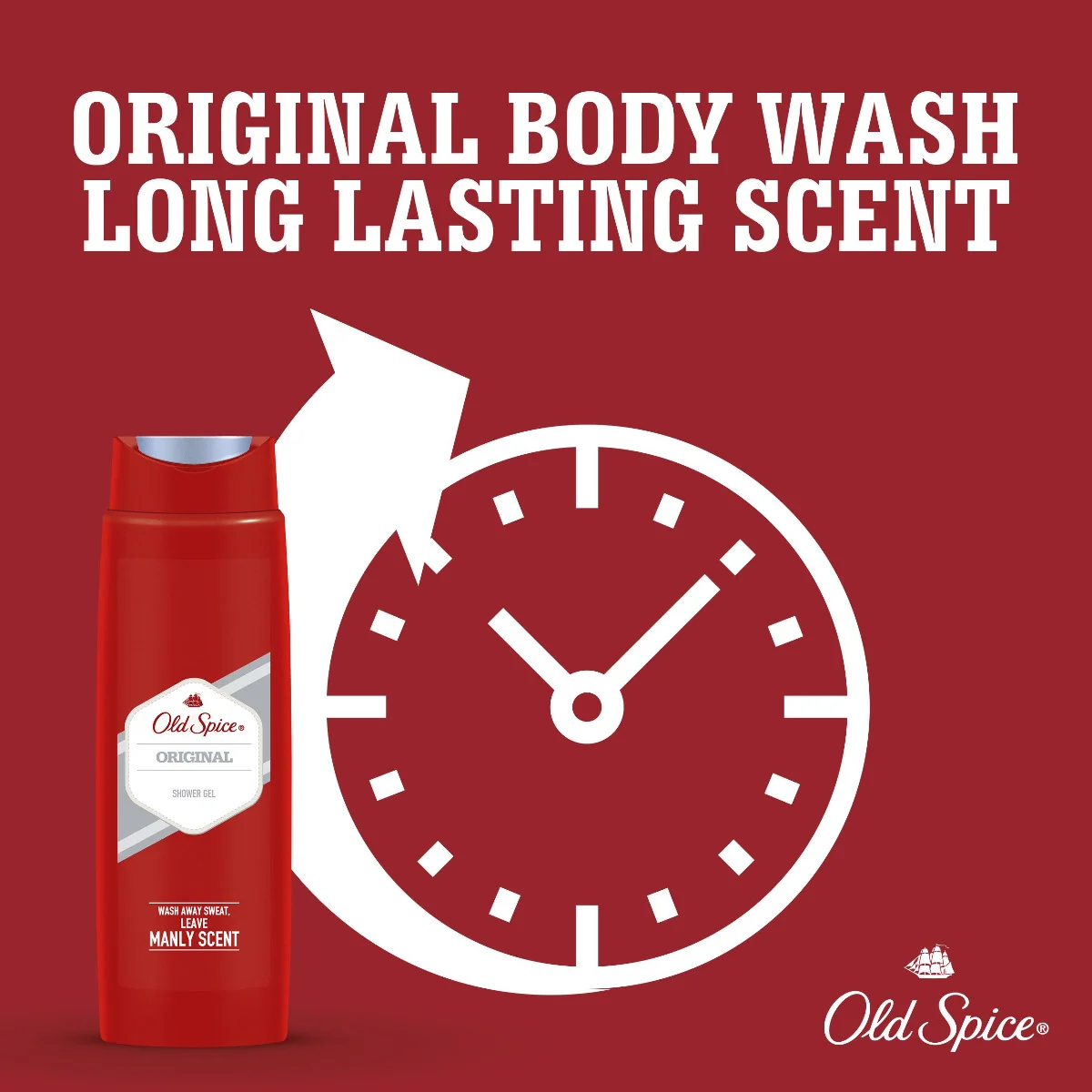 Old Spice Spray 150ml Original 1×150 ml, dezodorant