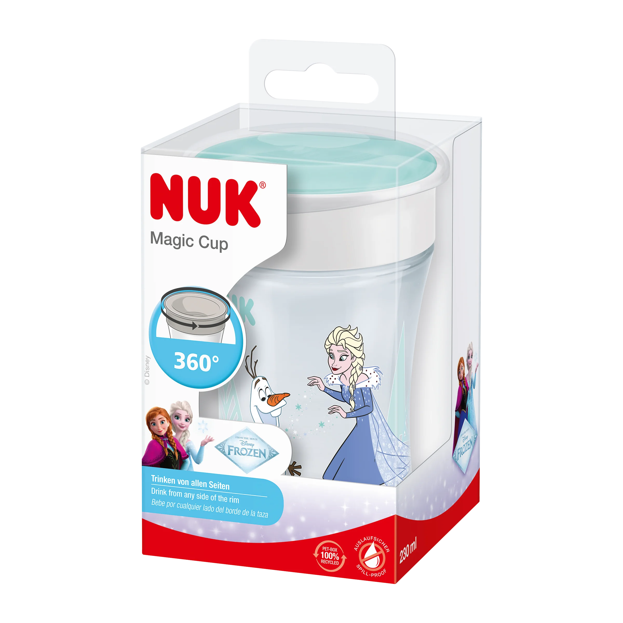 NUK hrnček Magic Cup Frozen Elsa 230 ml 1 ks