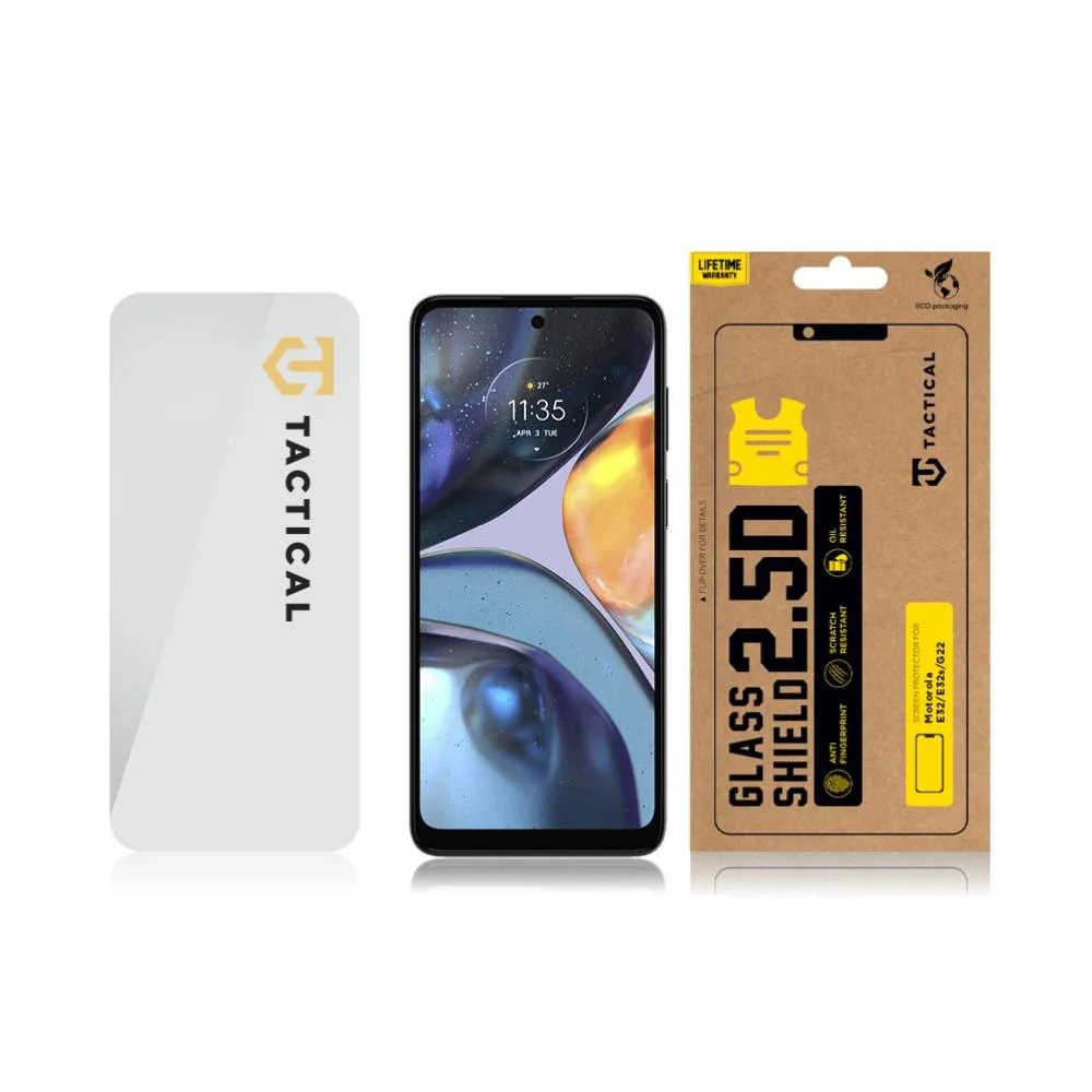Ochranné sklo pre Motorola Moto E32 a Moto E32s Transparentná