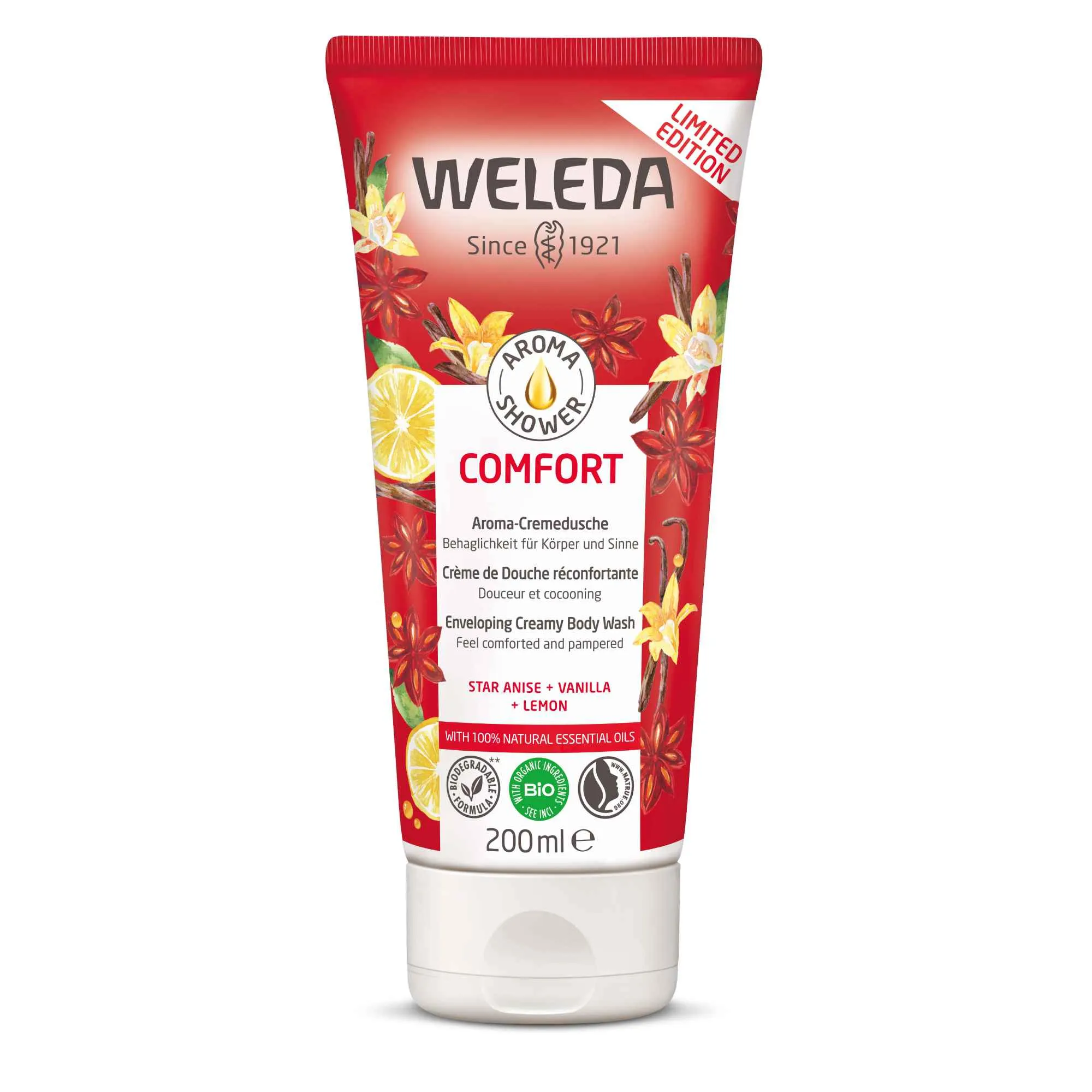WELEDA Aroma shower COMFORT 1×200 ml, sprchový krém