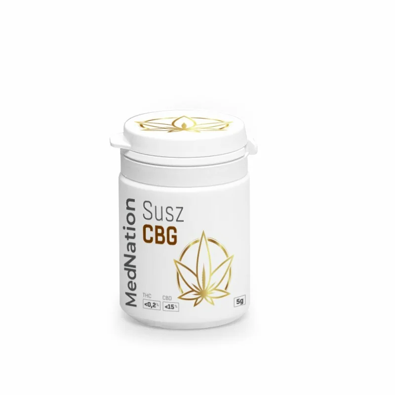 MED NATION - Sušené CBD konopné kvety menej ako 15 %, 5 g