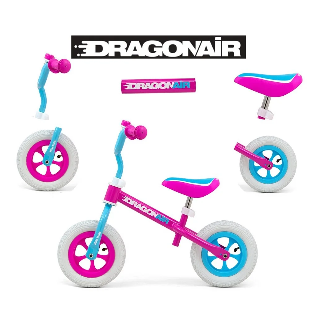 Detské odrážadlo kolo Milly Mally Dragon Air red-blue , 20C37084