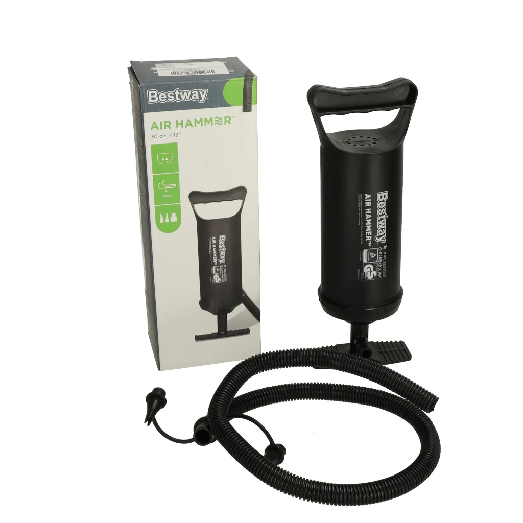Ručná piestová pumpa Bestway 62002 – 30 cm, rýchle nafukovanie