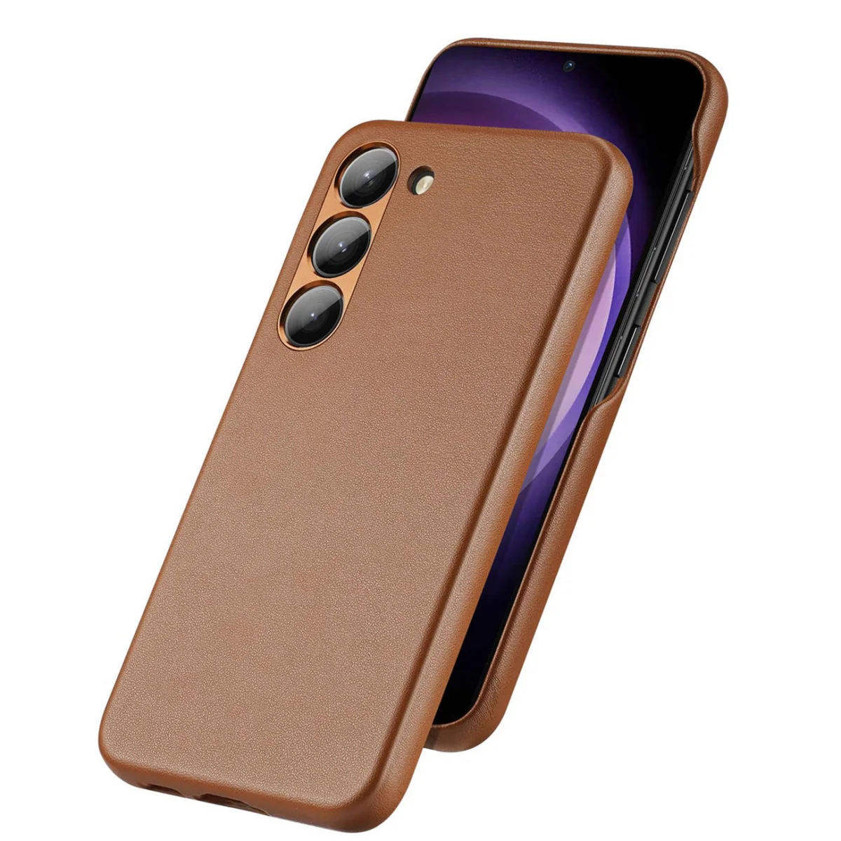 Dux Ducis Grit kryt na Samsung Galaxy S23 Plus, hnedé