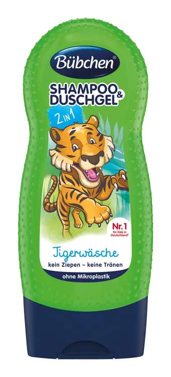 BUBCHEN Kids šampón a sprchovací gél 2v1 Hravý tiger