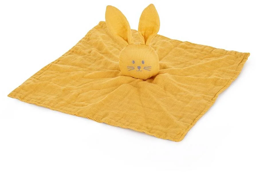 PETITE&MARS Maznáčik bambusový mušelínový Hugo Intense Ochre 0m+ 1×1 ks, maznáčik
