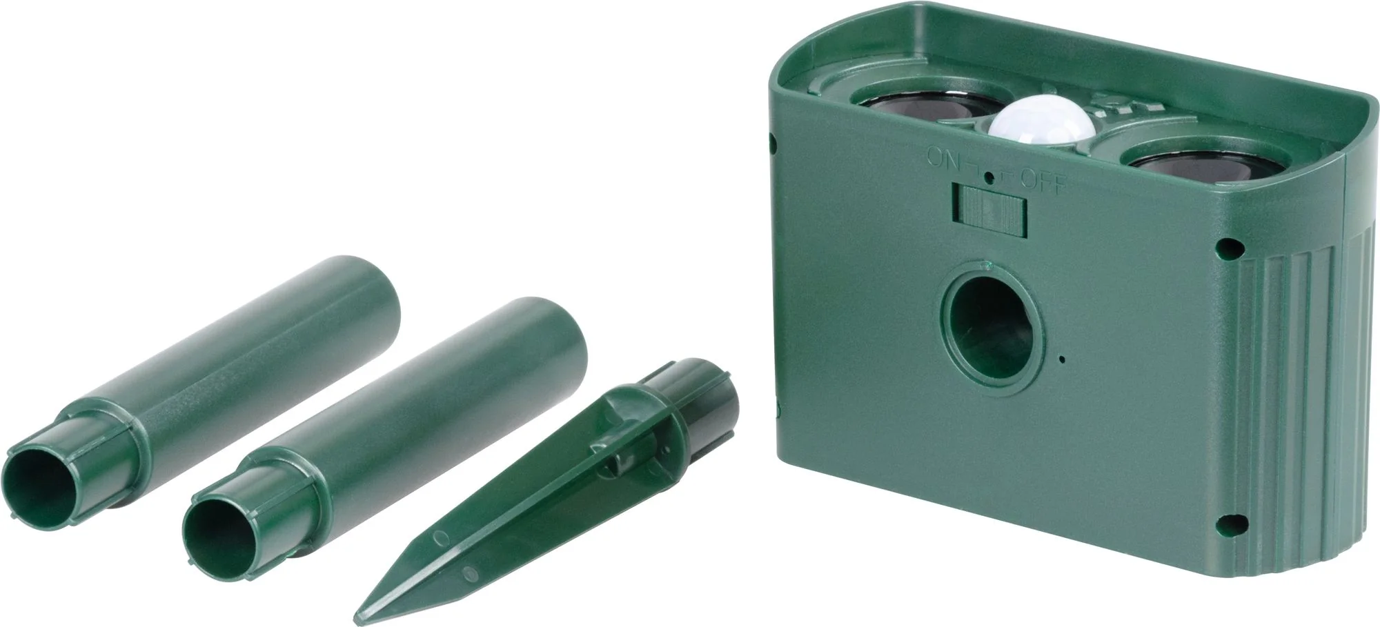 Strend Pro ultrazvukový odpudzovač zveri, 1 ks Solárny, 145x95x395 mm